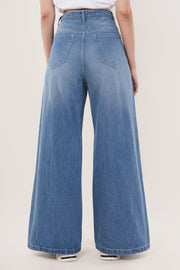 Wide-Leg High-Rise Jeans