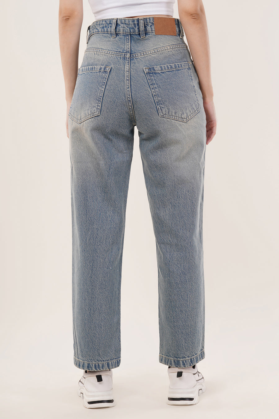 Speckled Straight fit Jeans