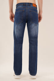 Straight Slim-Fit Jeans Indigo Blue