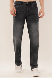 Relaxed Straight-Fit Jeans Charcoal Grey