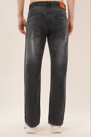 Relaxed Straight-Fit Jeans Charcoal Grey