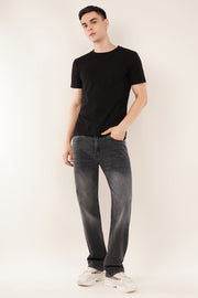 Relaxed Straight-Fit Jeans Charcoal Grey