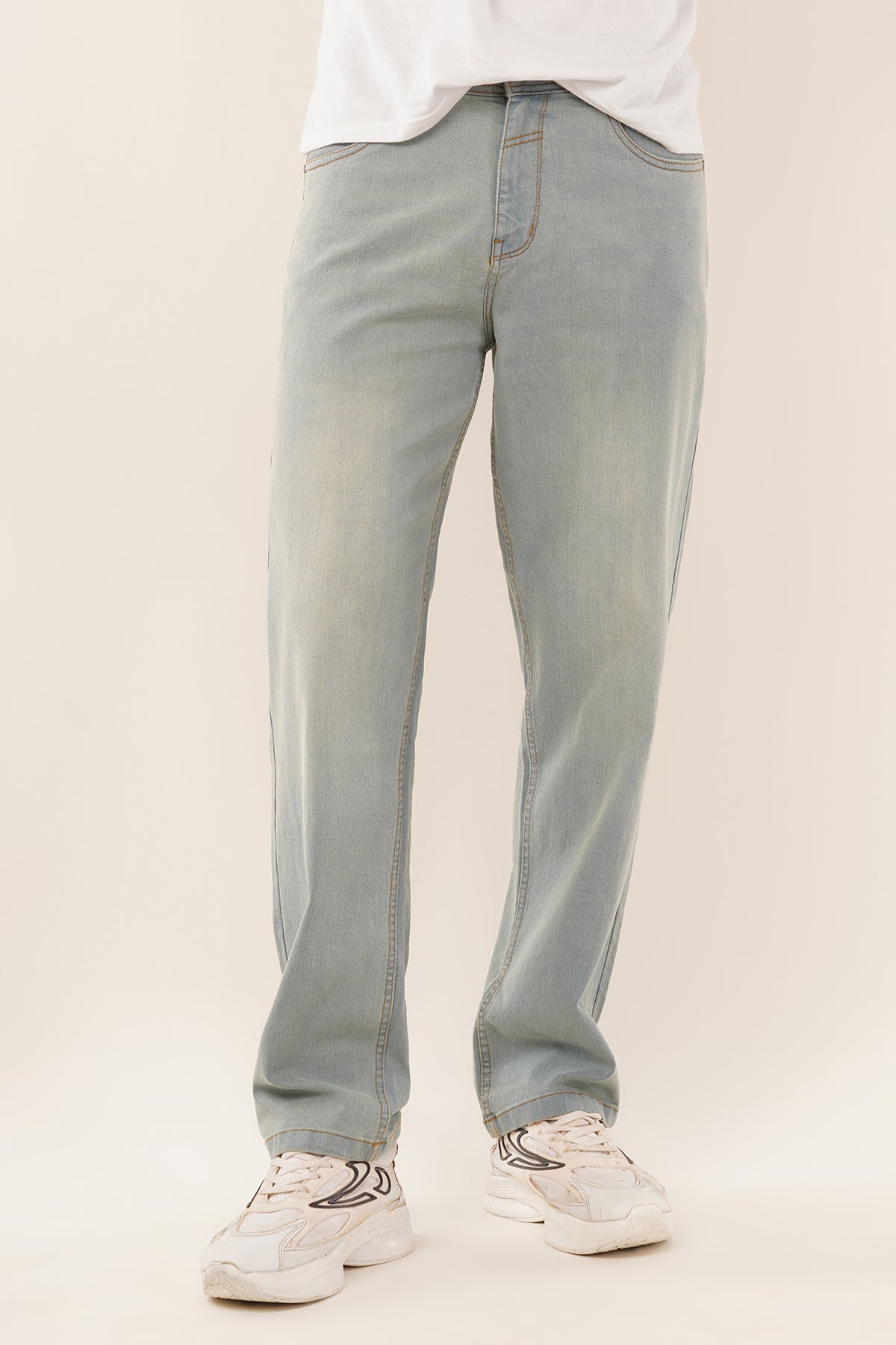 Relaxed Straight-Fit Jeans