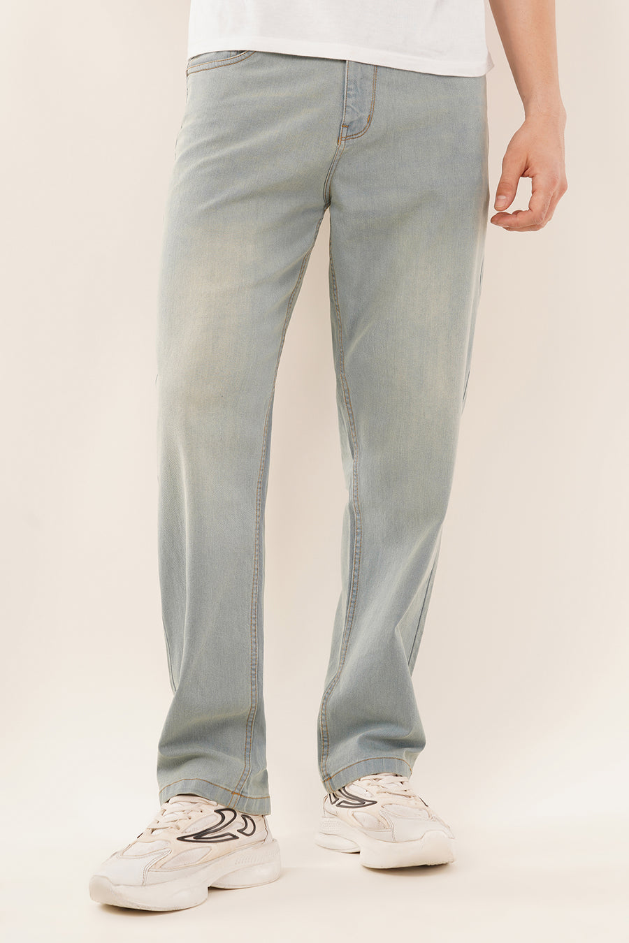 Relaxed Straight-Fit Jeans