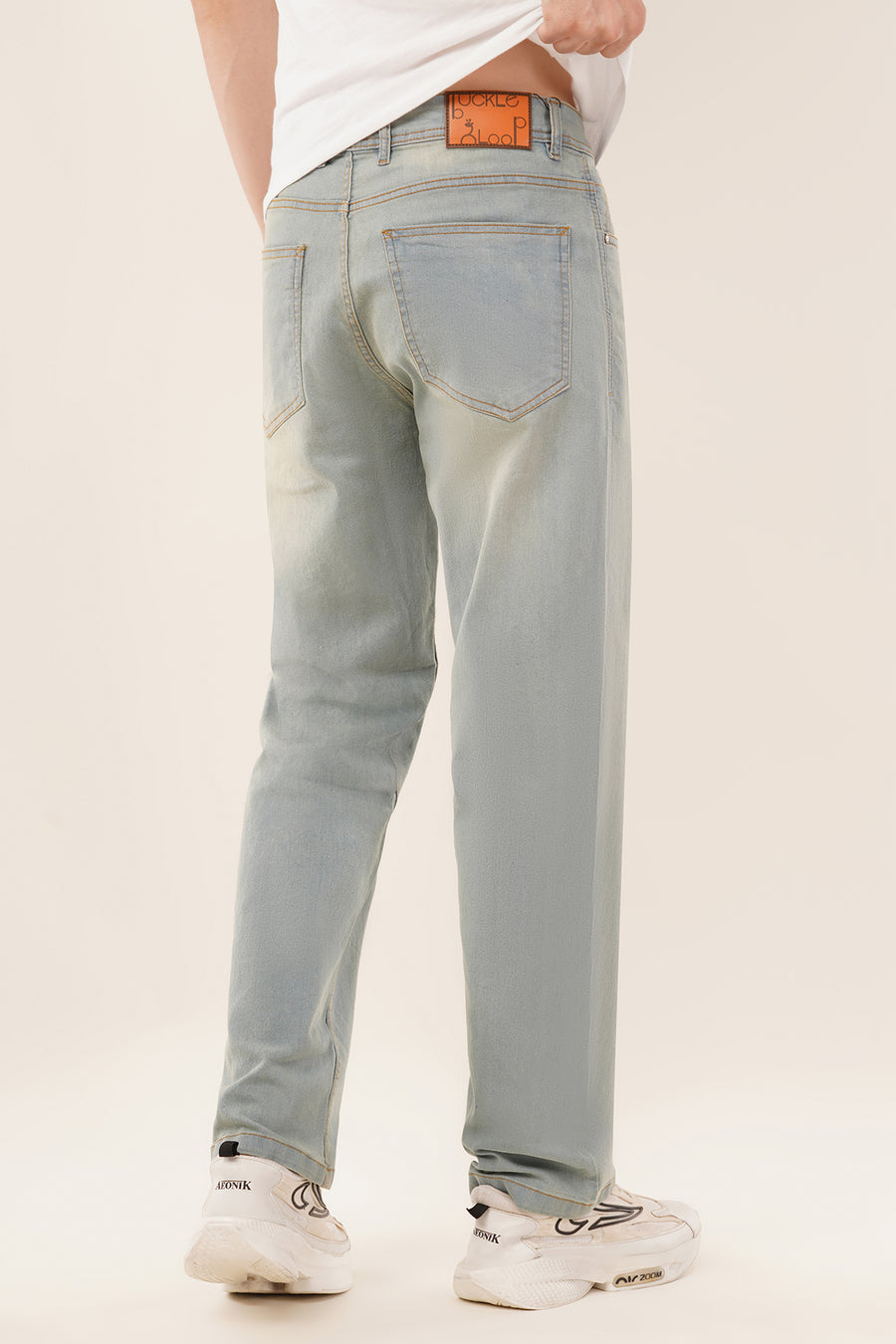 Relaxed Straight-Fit Jeans